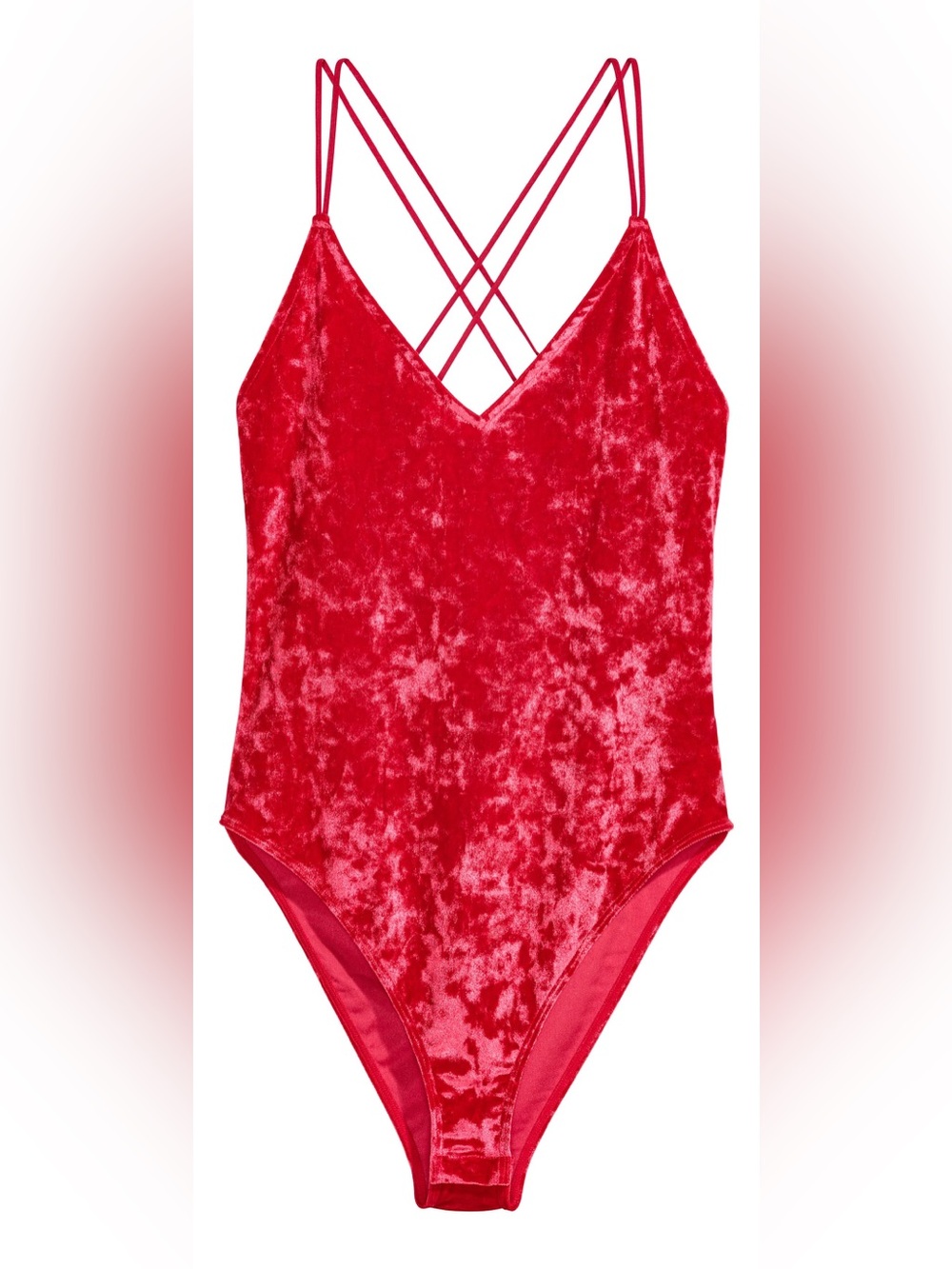H&M Pink Velour Bodysuit